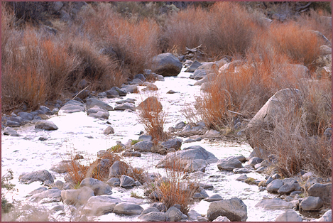 Magic River, color photograph by Woody Glloway, Santa Fe, NM